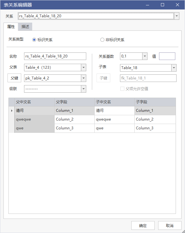 关系属性